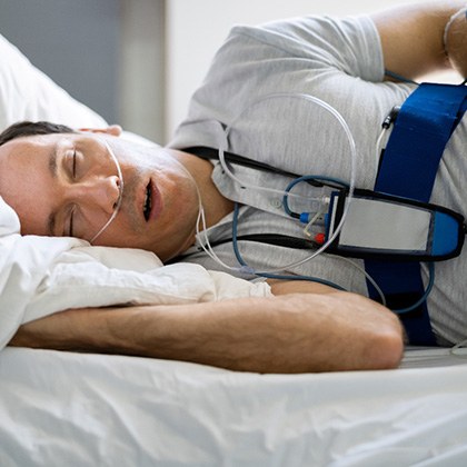 The Braebon At-Home Sleep Test can help diagnose sleep apnea at home