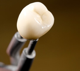 milled ceramic dental crown