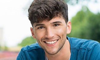 Young man with healthy smile